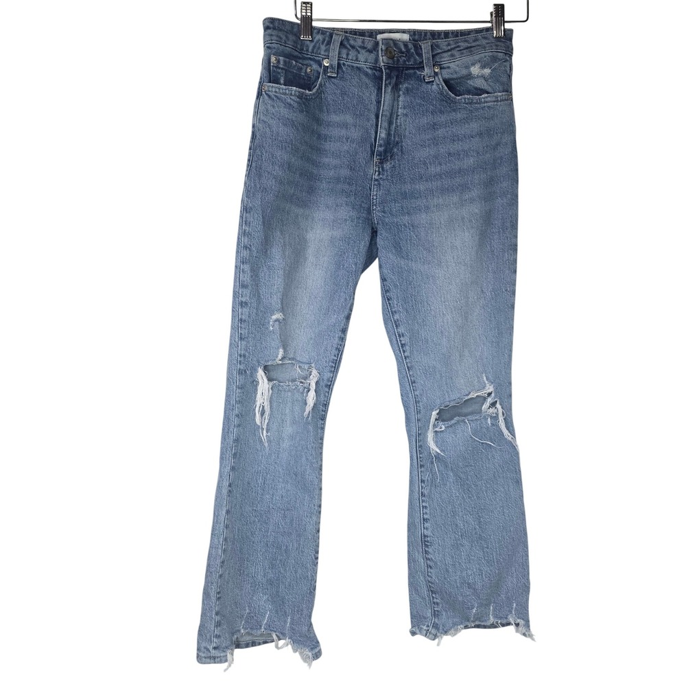 Pistola Lennon Bootcut Cropped Jeans Women 28 Distressed High‎ Rise Edge